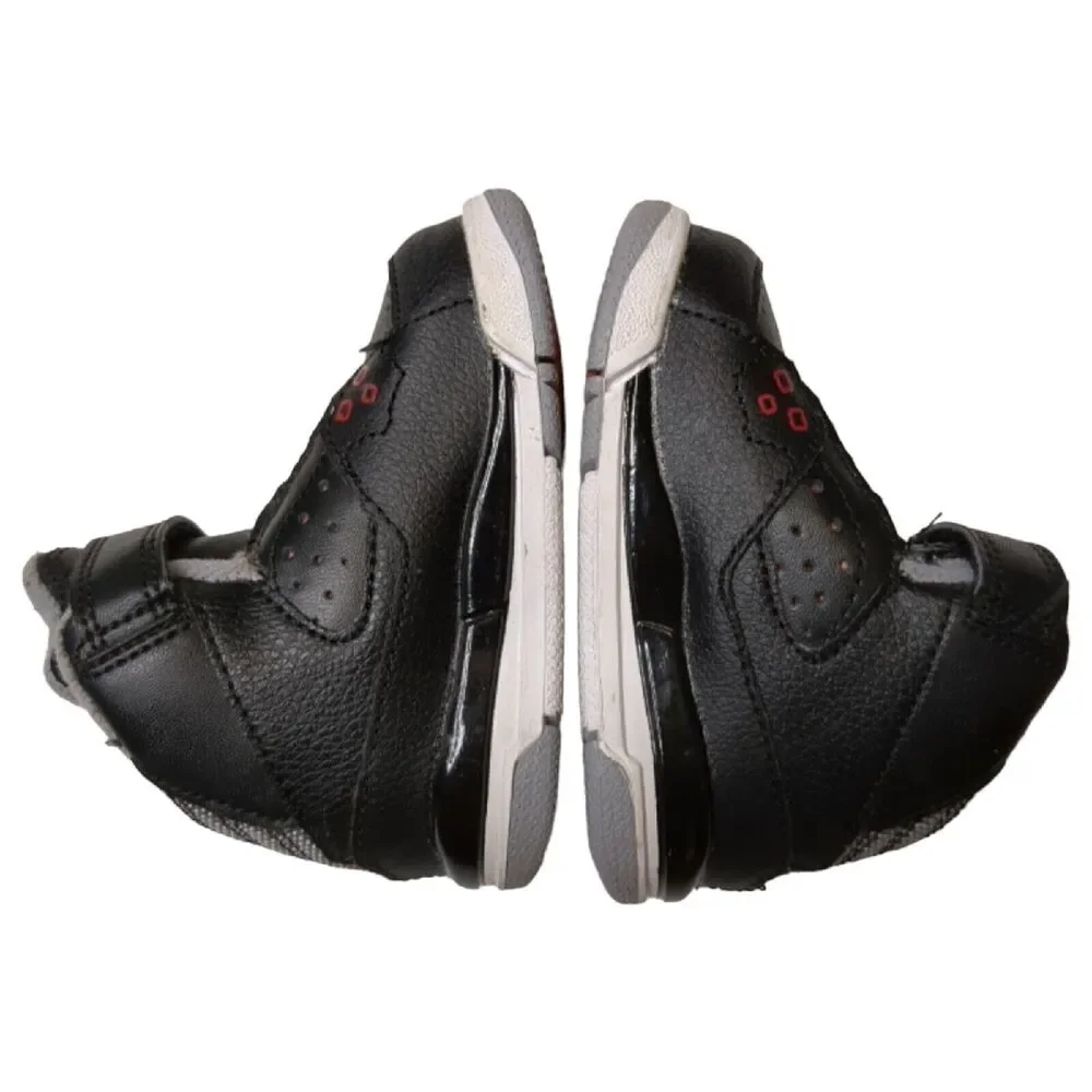 Nike Air Jordan Toddler 407496-020 Black Red Basketball Shoes Size US 4C
